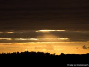 Zonsondergang boven De Biezen (Kroondomeinen)